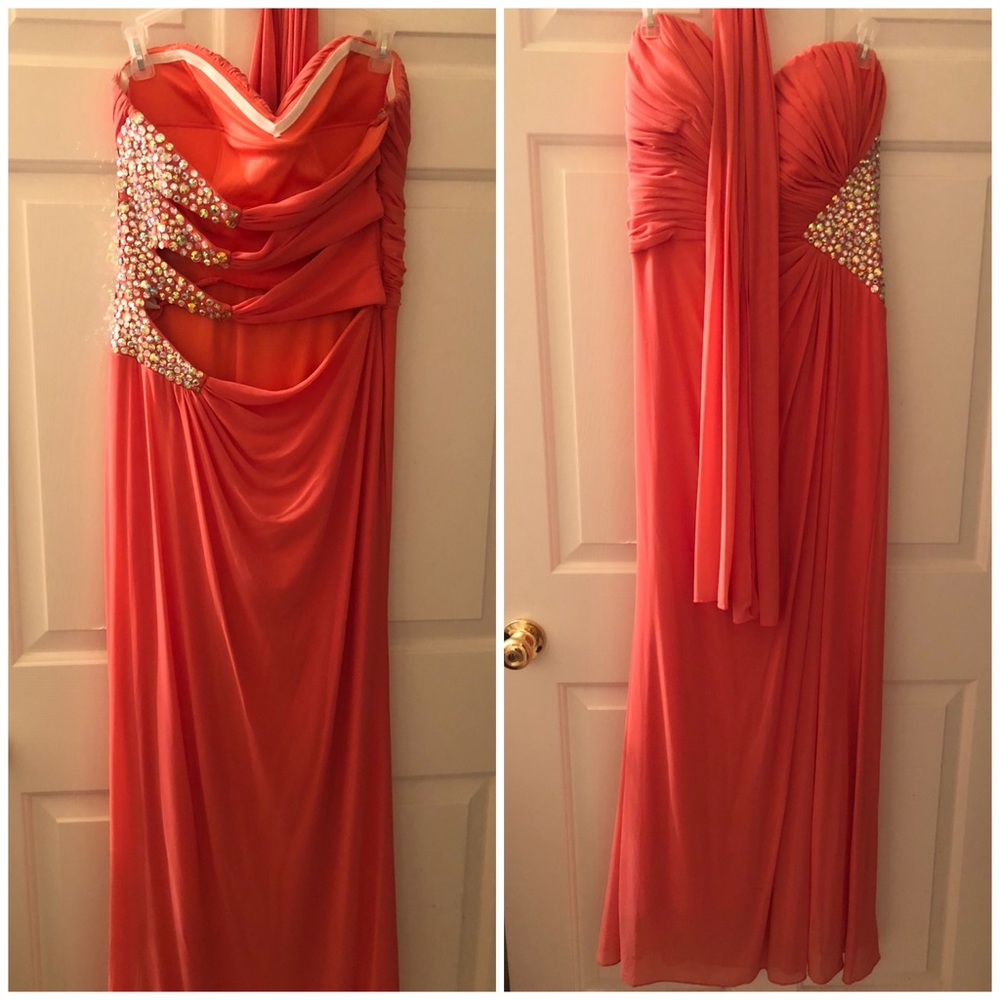 Peach Dress